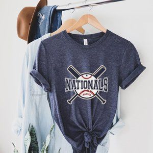 Nationals Baseball Team Unisex Bella Canvas T-shirt